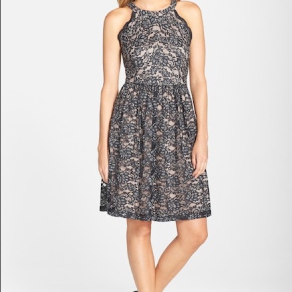 Lace Fit and Flare dress Size 6
